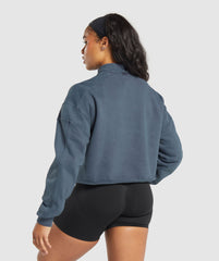 Premium Legacy Sweatshirt - Heavy Blue