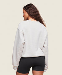 Phys Ed Crew Neck Sweatshirt - Light Grey Core Marl