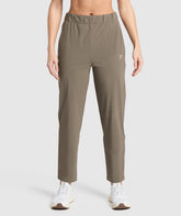 Tapered Woven Pants - Camo Brown