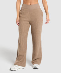 Cord Flared Trousers - Soul Brown