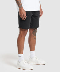 Crest 9" Shorts - Black