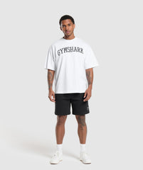 Crest 9" Shorts - Black