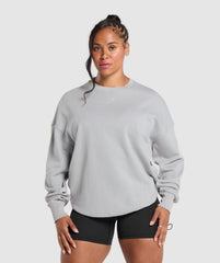 Power Washed Sweatshirt - Silver Grey
