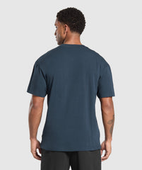 Crest T-Shirt - Navy