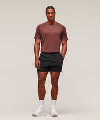 Versatile Seamless T-Shirt - Rust Brown/Depth Brown