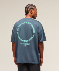 Keep Showing Up T-Shirt - Titanium Blue