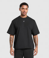 Rest Day Essentials Boxy T-Shirt - Black