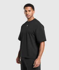 Rest Day Essentials Boxy T-Shirt - Black