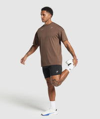 Conditioning Club Oversized T-Shirt - Walnut Brown