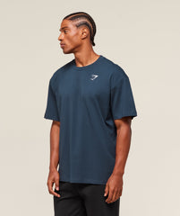 Essential Oversized T-Shirt - Navy