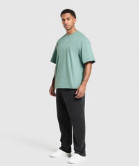 Rest Day Essentials Boxy T-Shirt - Celeste Blue