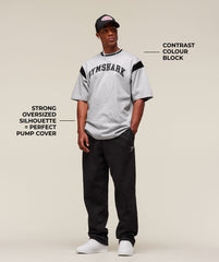 GSLC Oversized T-Shirt - Light Grey Core Marl