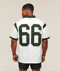 GSLC Retro Polo Shirt - Trail Green/Soft White