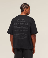 For The Lifters Boxy T-Shirt - Black