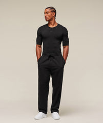 everywear Warp Knit T-Shirt - Black
