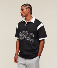 GSLC Retro Polo Shirt - Black/White