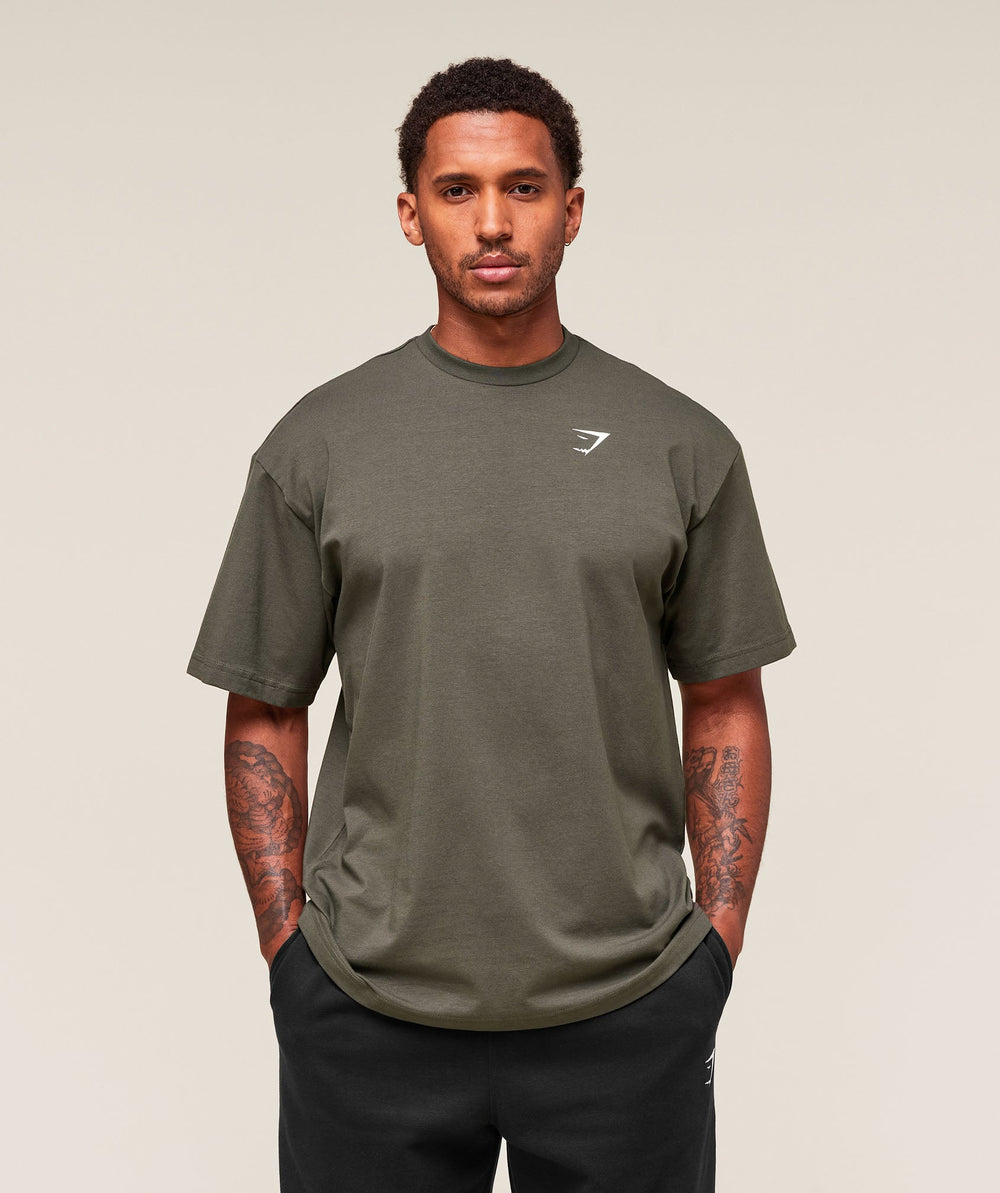 Essential Oversized T-Shirt - Strength Green