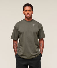 Essential Oversized T-Shirt - Strength Green
