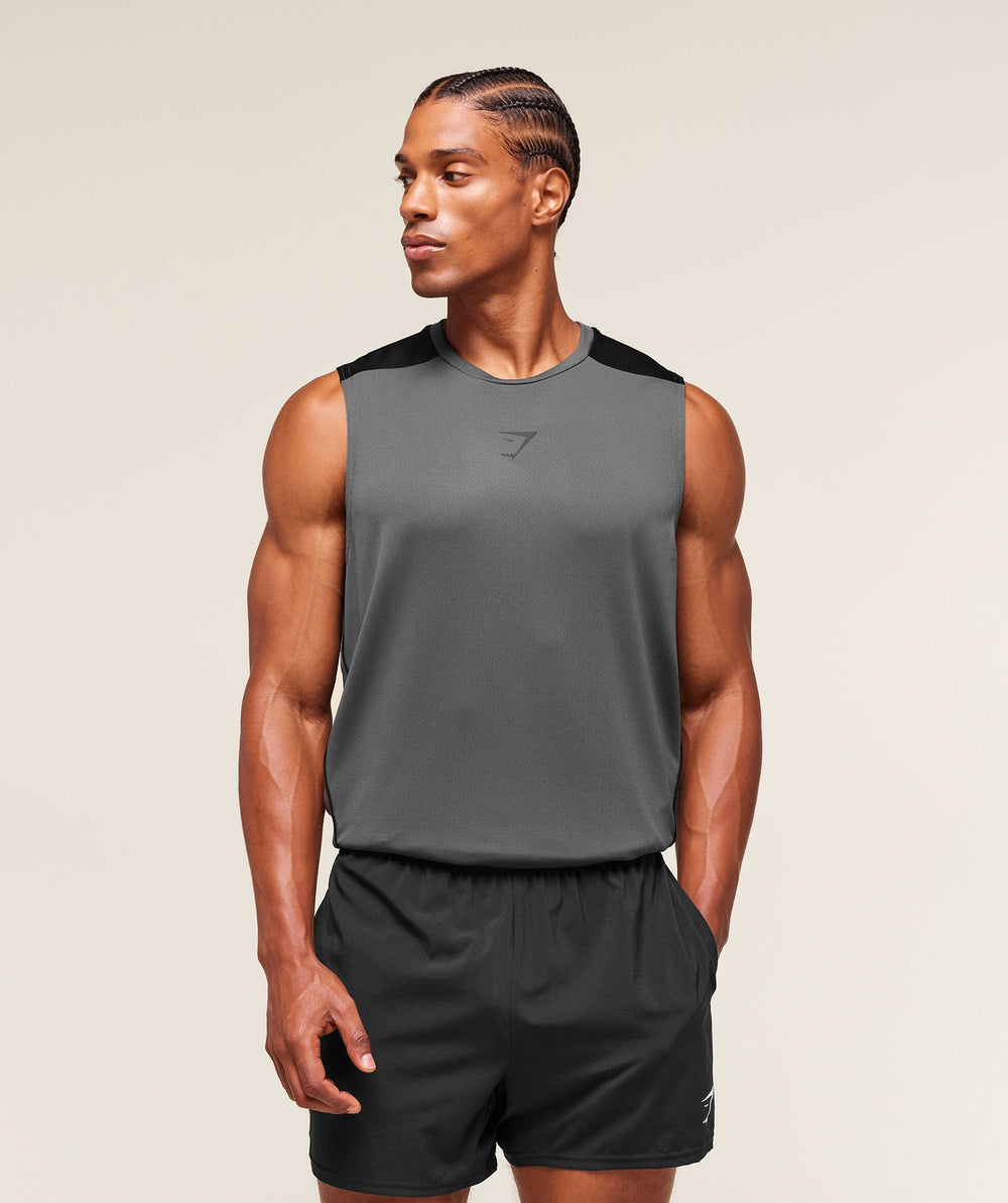 Arrival Block Tank - Dark Grey