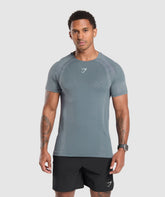 Apex Seamless T-Shirt - Iron Blue/Cool Blue