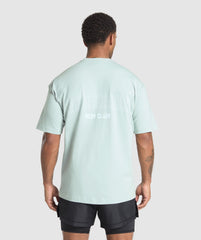 Running Graphic T-Shirt - Cool Blue