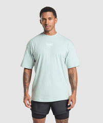 Running Graphic T-Shirt - Cool Blue