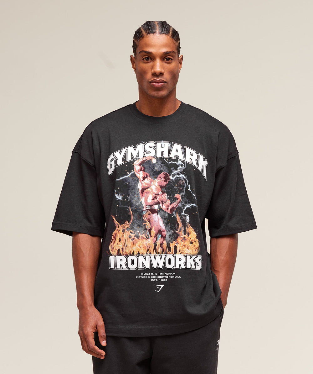 GS x Ironworks Graphic Tee - Black