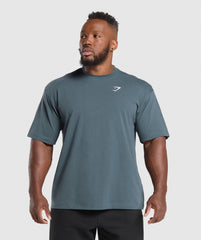 Essential Oversized T-Shirt - Titanium Blue