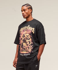 GS x Kingsgym Graphic Tee - Black