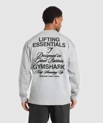 EST 2012 Long Sleeve T-Shirt - Light Grey Core Marl