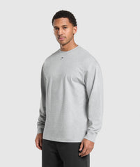 EST 2012 Long Sleeve T-Shirt - Light Grey Core Marl