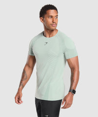 Apex Seamless T-Shirt - Cool Turquoise/Black