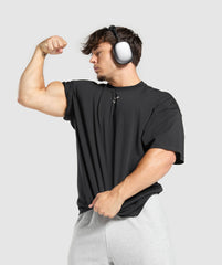 Lifting Club T-Shirt - Black/Light Grey