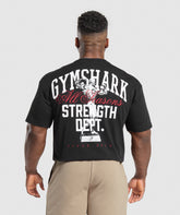 Trophy Graphic T-Shirt - Black
