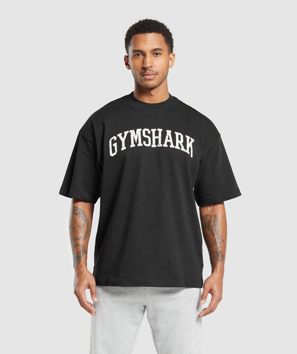 Collegiate T-Shirt - Black