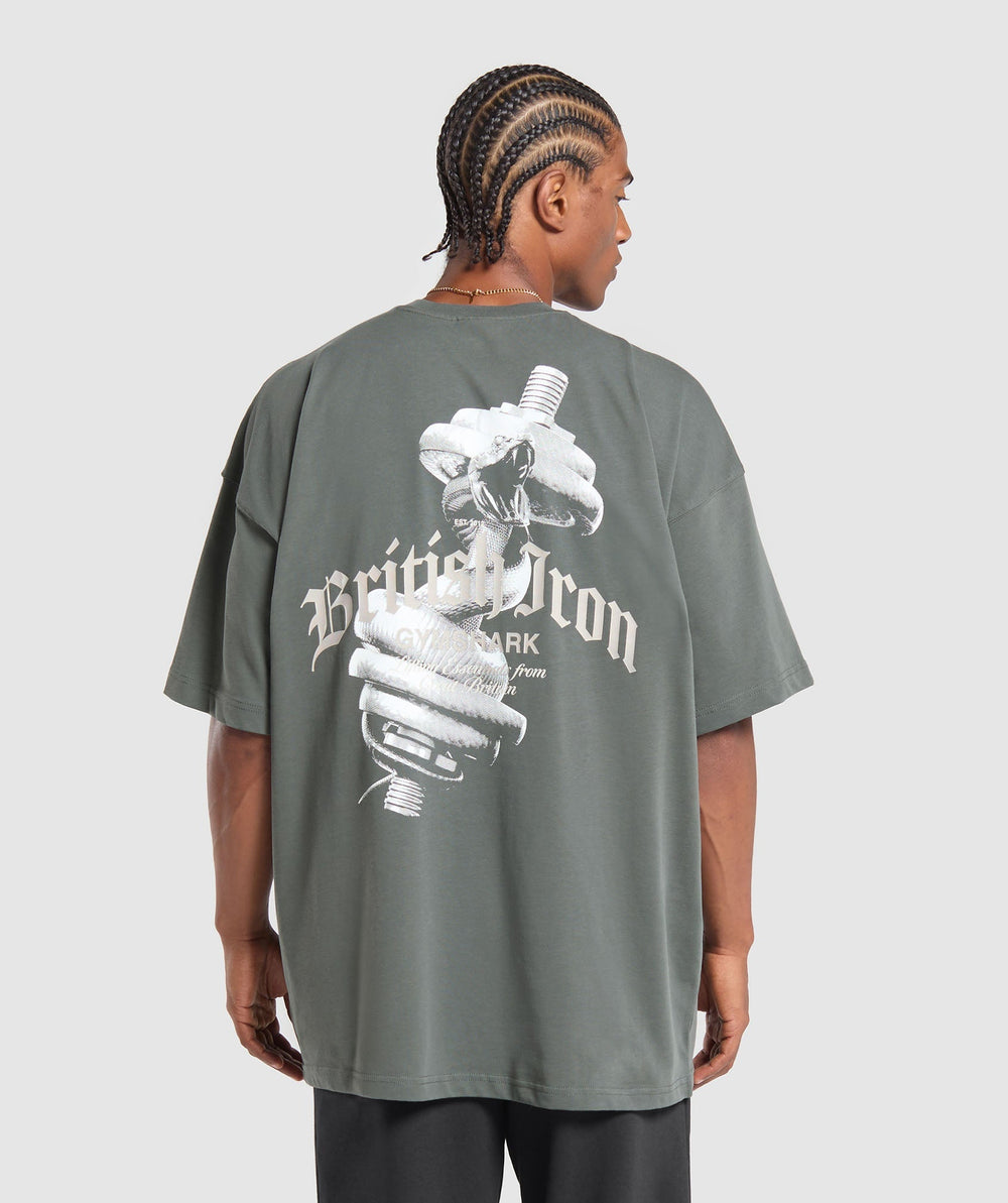 British Iron T-Shirt - Slate Teal