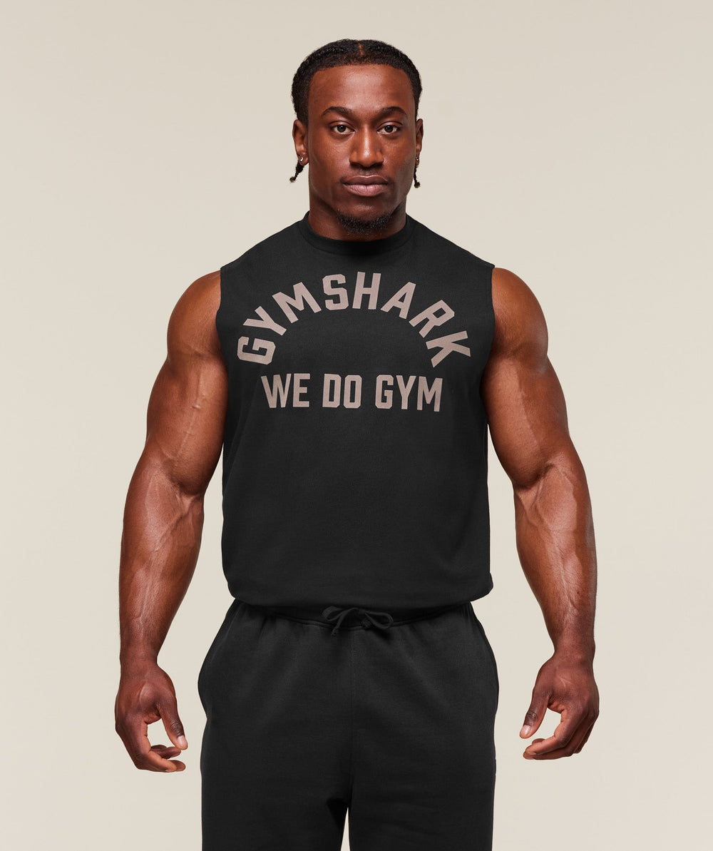 We Do Gym Tank - Black