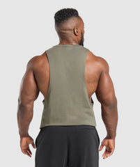 Legacy Drop Arm Tank - Base Green