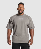 Heavyweight T-Shirt - Metal Grey/Asphalt Grey