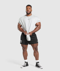 Bodybuilding Graphic Short Sleeve T-Shirt - Metal Grey