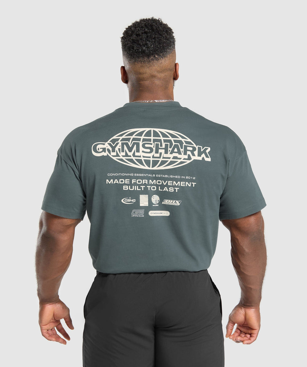 Worldwide T-Shirt - Strong Grey