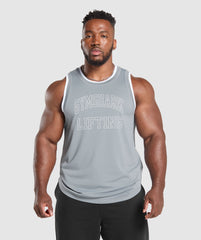 Mesh Tank - Denim Grey