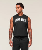 Worn Graphic Tank - Black