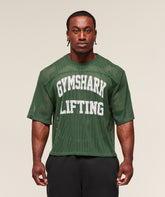Mesh Oversized T-Shirt - Classic Green