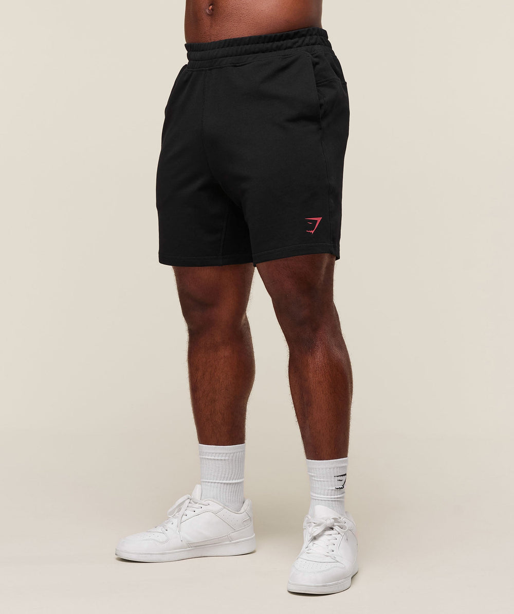 Prime 7" Shorts - Black/Vivid Red