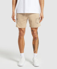 Strength and Conditioning 7" Shorts - Vanilla Beige
