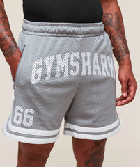 Varsity Mesh Shorts - Denim Grey