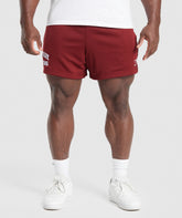 Lifting Mesh 5" Shorts - Sets Red