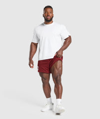 Lifting Mesh 5" Shorts - Sets Red
