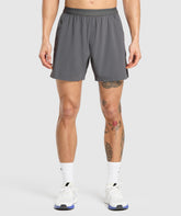 Hybrid 6" Shorts - Graphite Grey